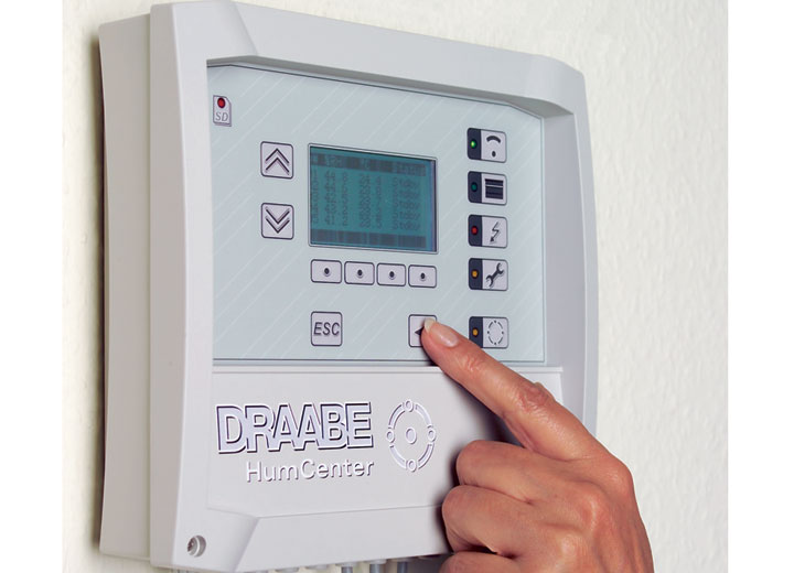 Kontrolpanel med information om hele systemet
