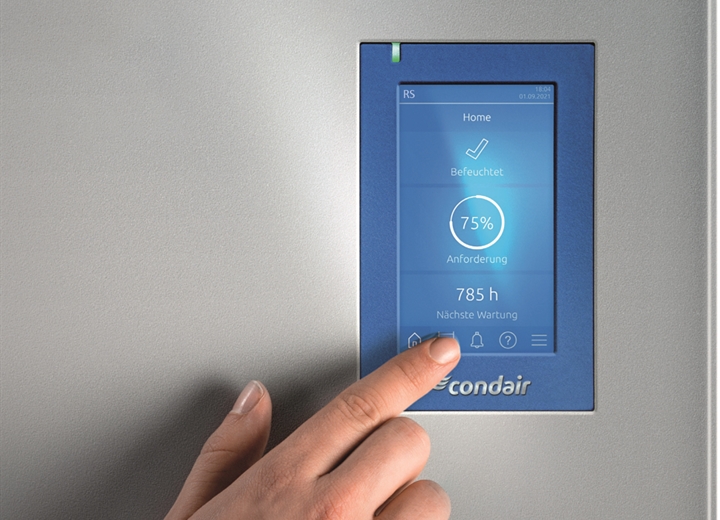 Betjening via den nyeste touch screen-teknologi